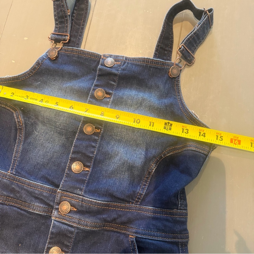 Wax Jean Mini Basic Denim Button Front Dress Sz S… - image 7